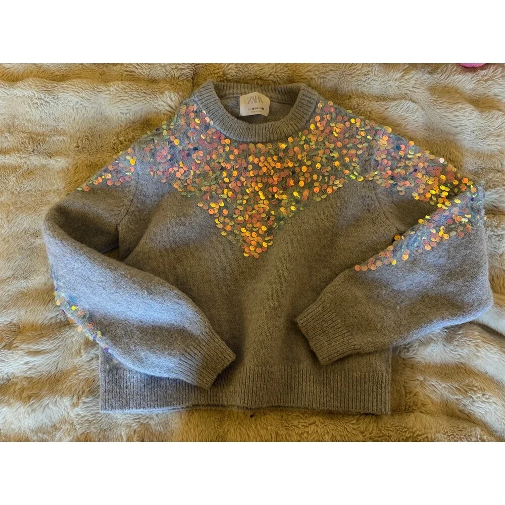 Zara purple sweater